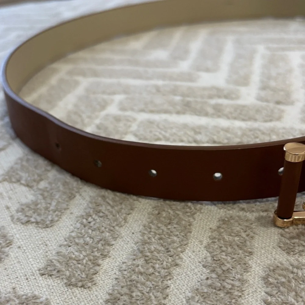 Classic Brown Leather Belt
